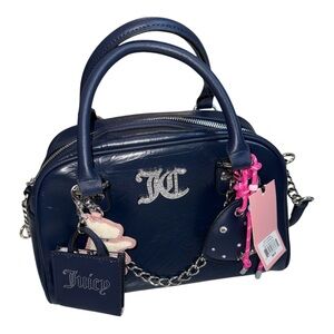 Juicy Couture Navy Satchel Bag NWT